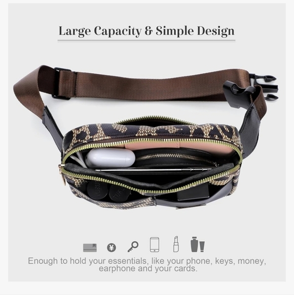 Amazon Brand Cheetha Belt Bag - Picture 2 of 10